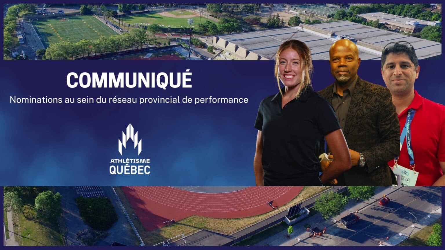 COMMUNIQUÉ – Athlétisme Québec annonce plusieurs nominations au sein de son réseau de performance et de développement des entraîneurs