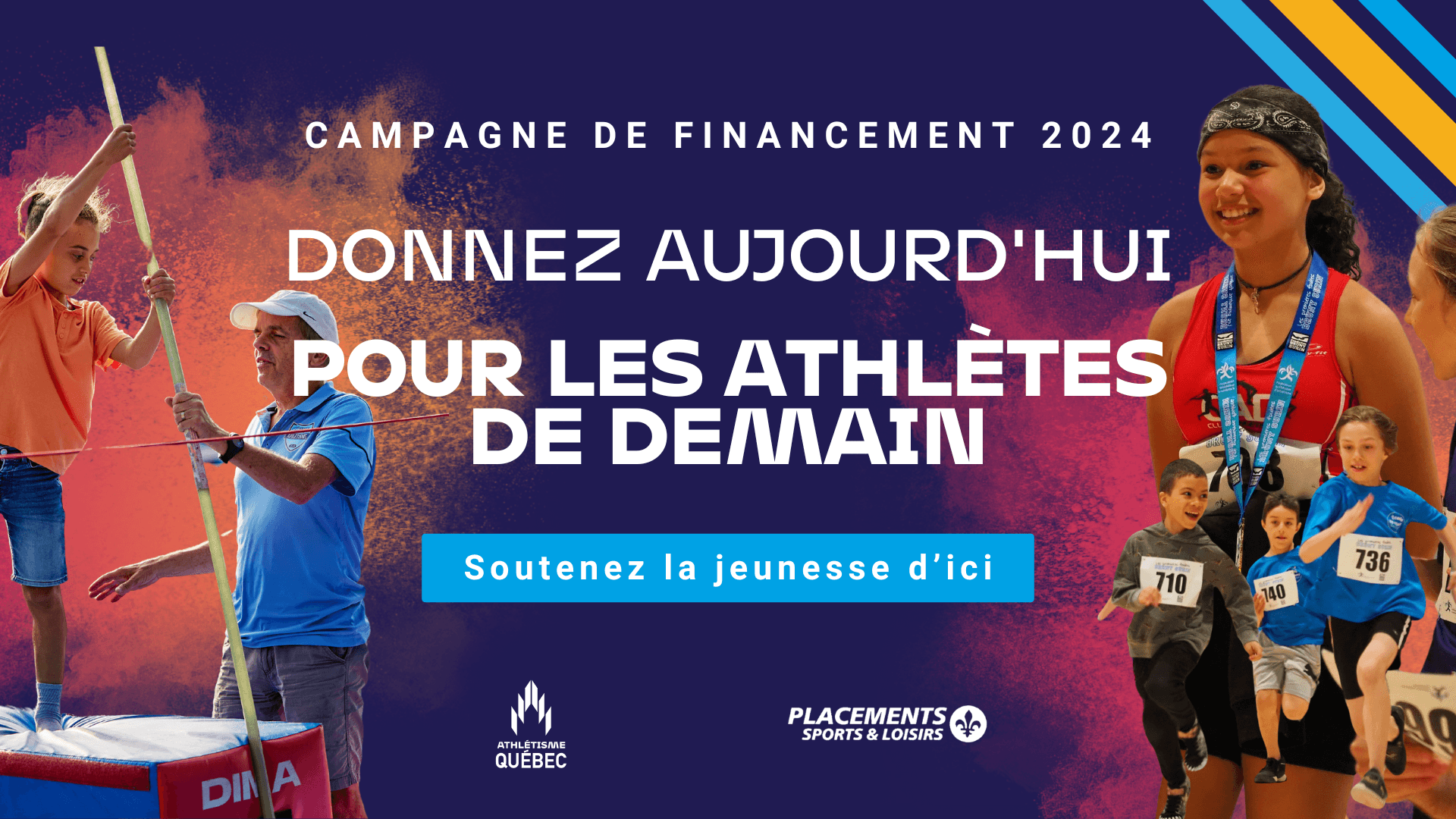 Lancement de la campagne de financement 2024 d’Athlétisme Québec : Ensemble, faisons briller la relève sportive du Québec !
